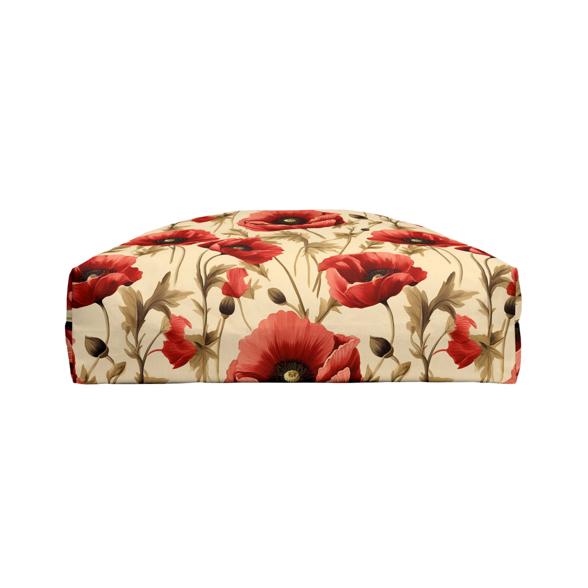 Red Poppies Floral Pattern, Watercolour, Flowers, Weekender Tote Bag