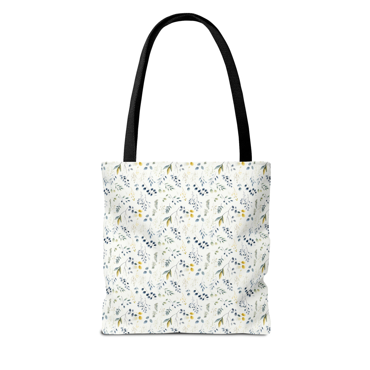 Botanicals Floral Pattern, Watercolour, Flowers, Tote Bag (AOP)