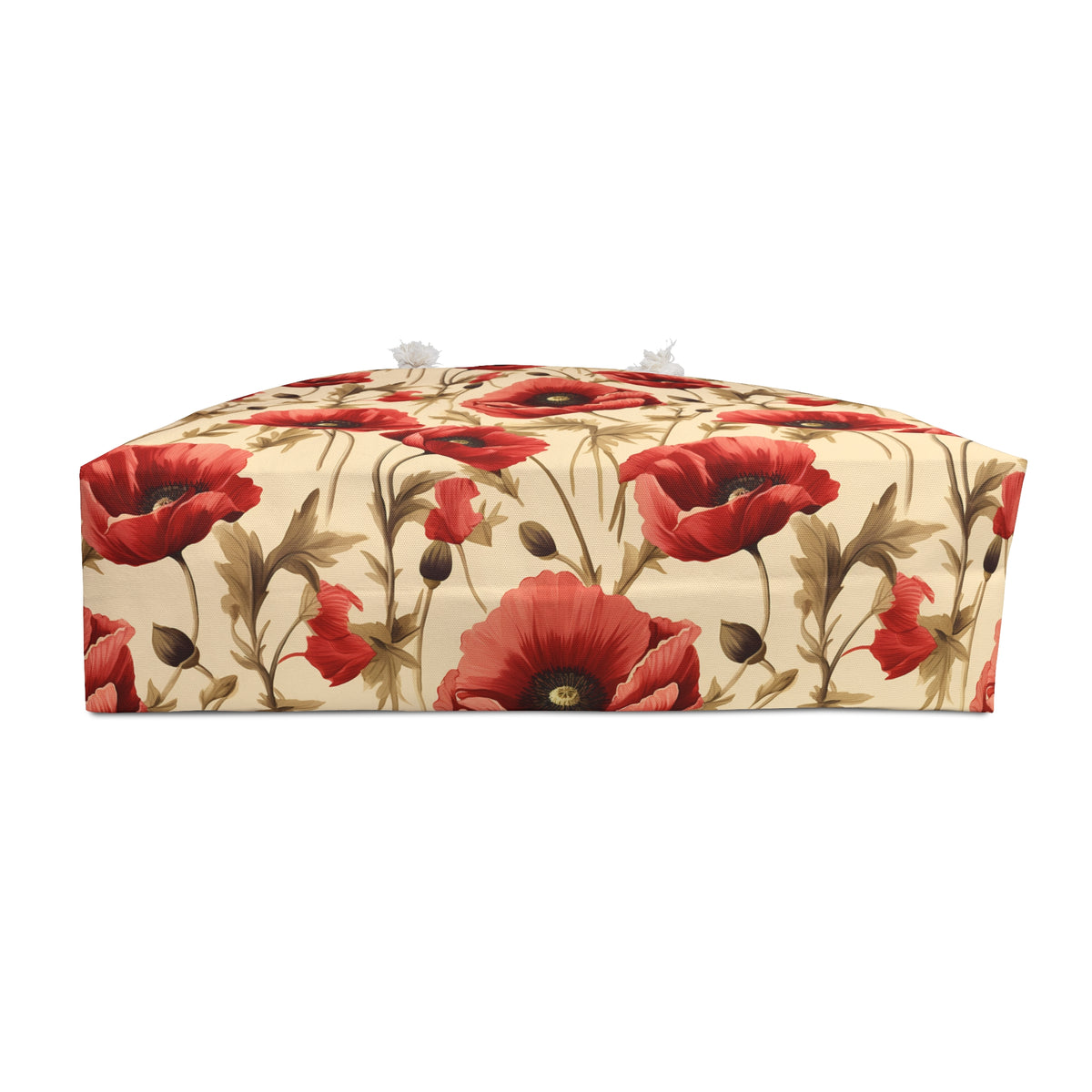 Red Poppies Floral Pattern, Watercolour, Flowers, Weekender Tote Bag