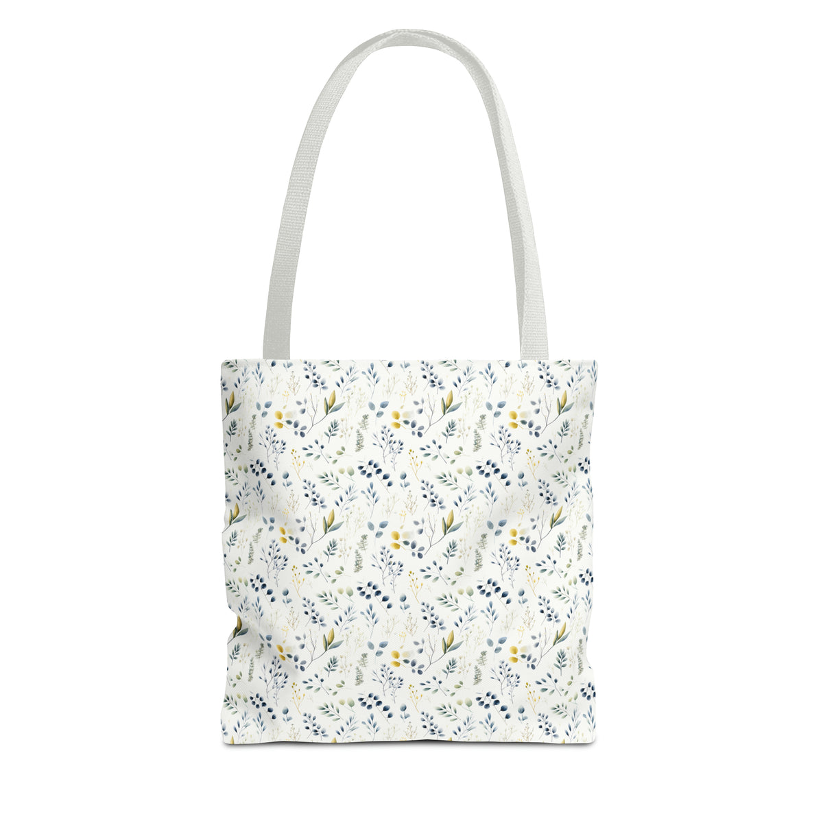 Botanicals Floral Pattern, Watercolour, Flowers, Tote Bag (AOP)