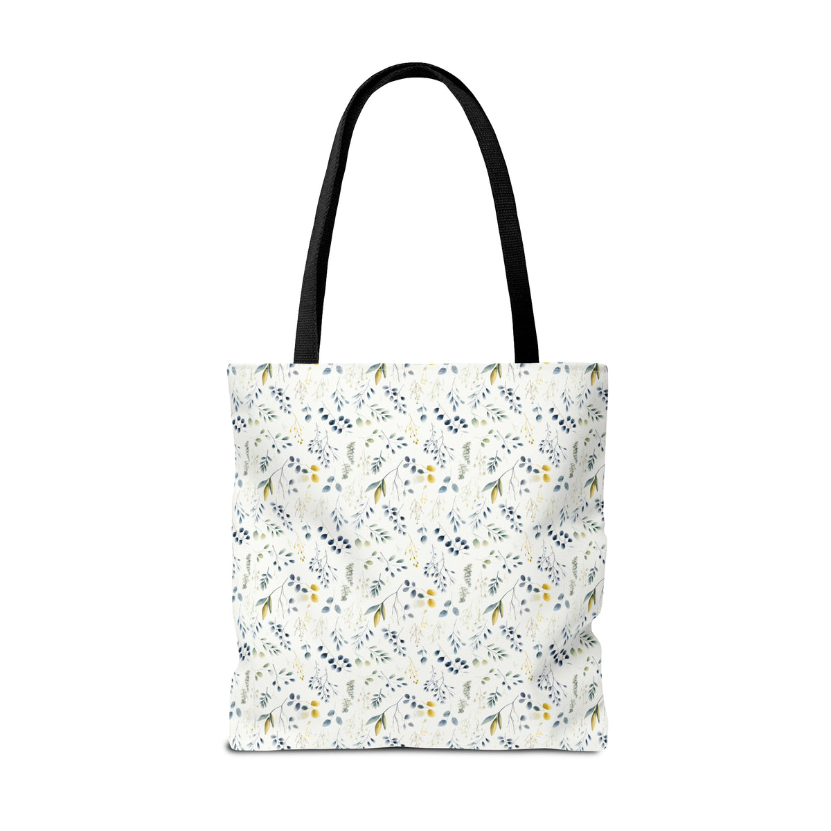 Botanicals Floral Pattern, Watercolour, Flowers, Tote Bag (AOP)