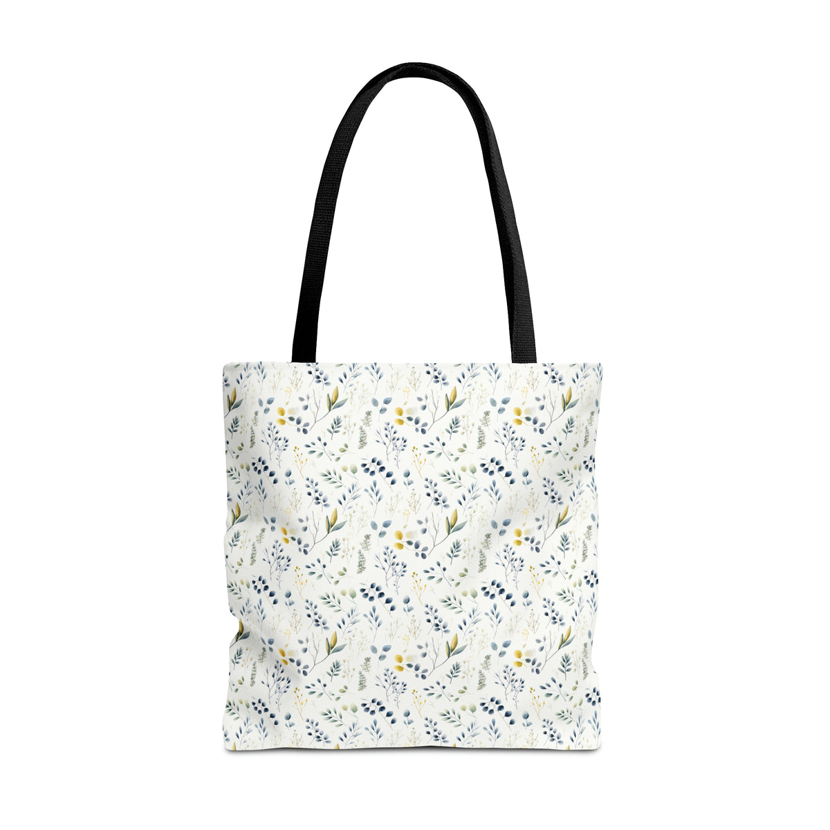 Botanicals Floral Pattern, Watercolour, Flowers, Tote Bag (AOP)