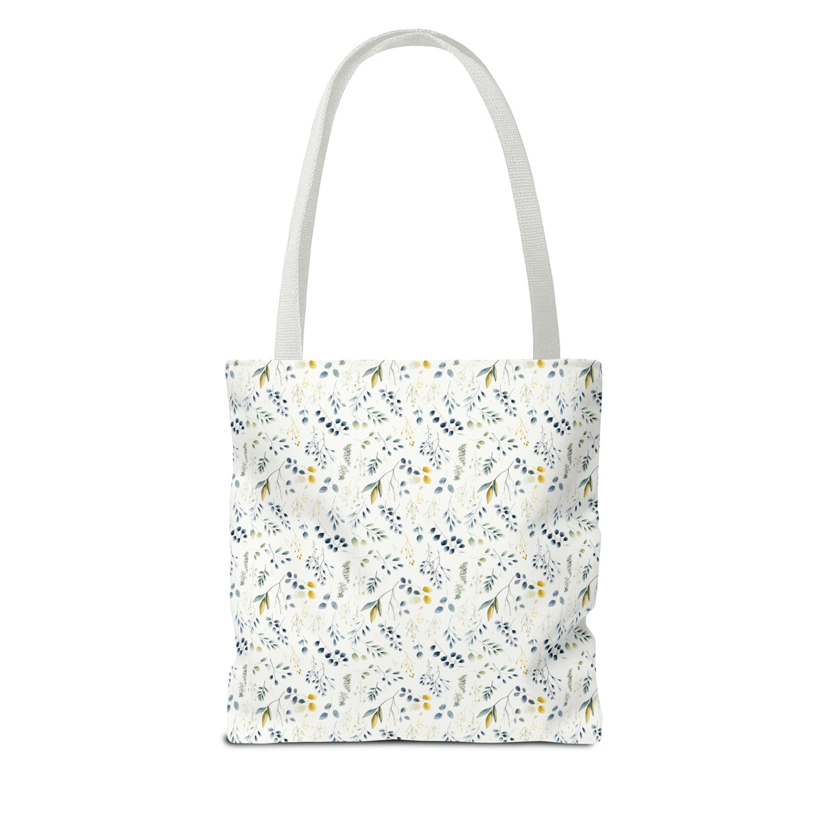 Botanicals Floral Pattern, Watercolour, Flowers, Tote Bag (AOP)