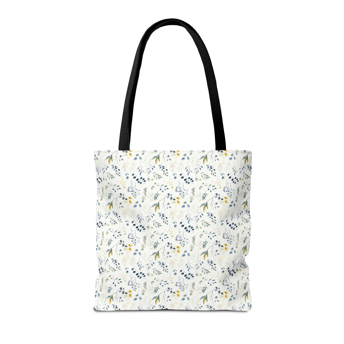 Botanicals Floral Pattern, Watercolour, Flowers, Tote Bag (AOP)