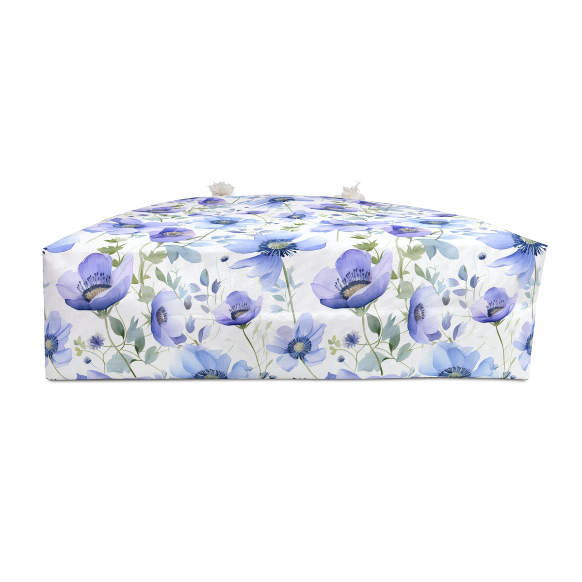 Blue Floral Pattern, Watercolour, Flowers, Weekender Tote Bag