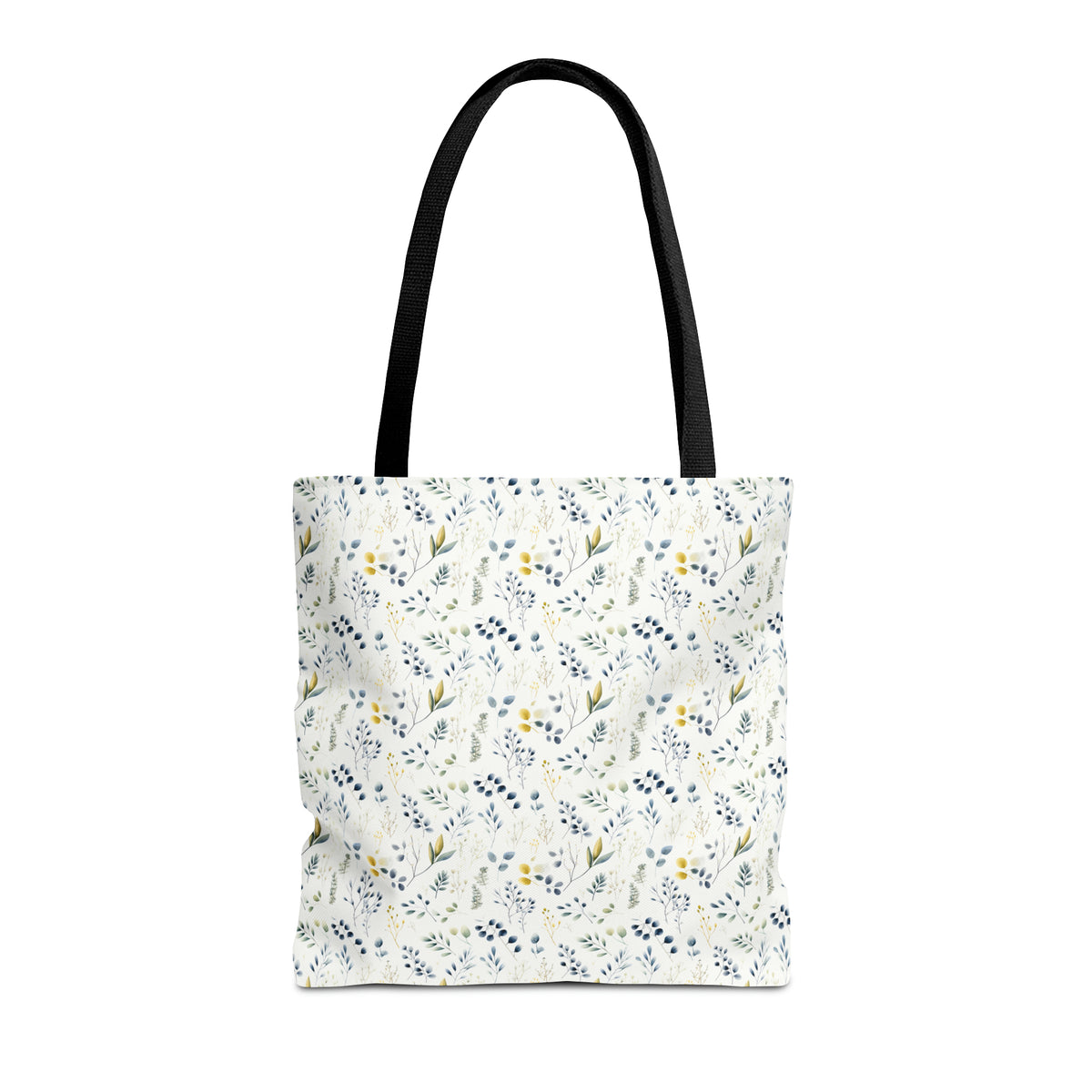 Botanicals Floral Pattern, Watercolour, Flowers, Tote Bag (AOP)